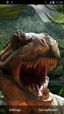 Dinosaurs Live Wallpaper android App screenshot 5