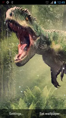 Dinosaurs Live Wallpaper android App screenshot 6